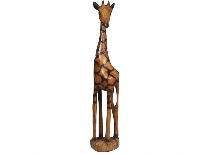 34cm Olive Wood Giraffe